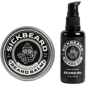 SickBeard beard oil and beard balm duo